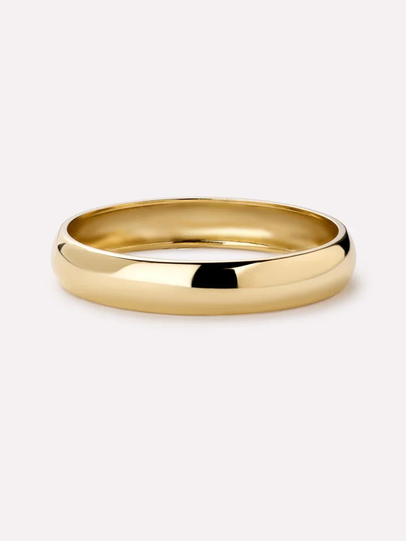 Plain Gold Plated Band Ring