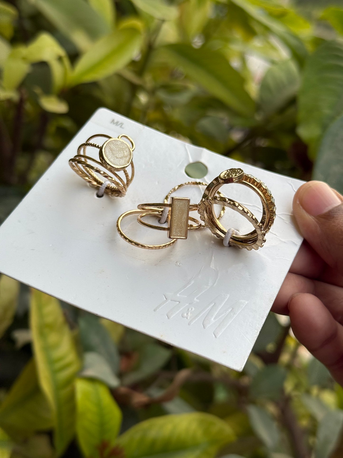 H&M Stone rings