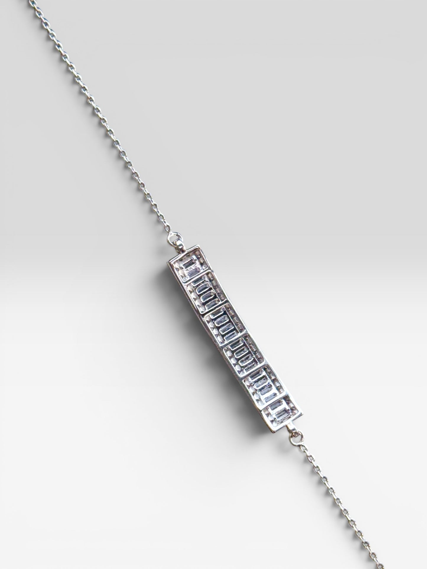 Silver Baguette Bracelet