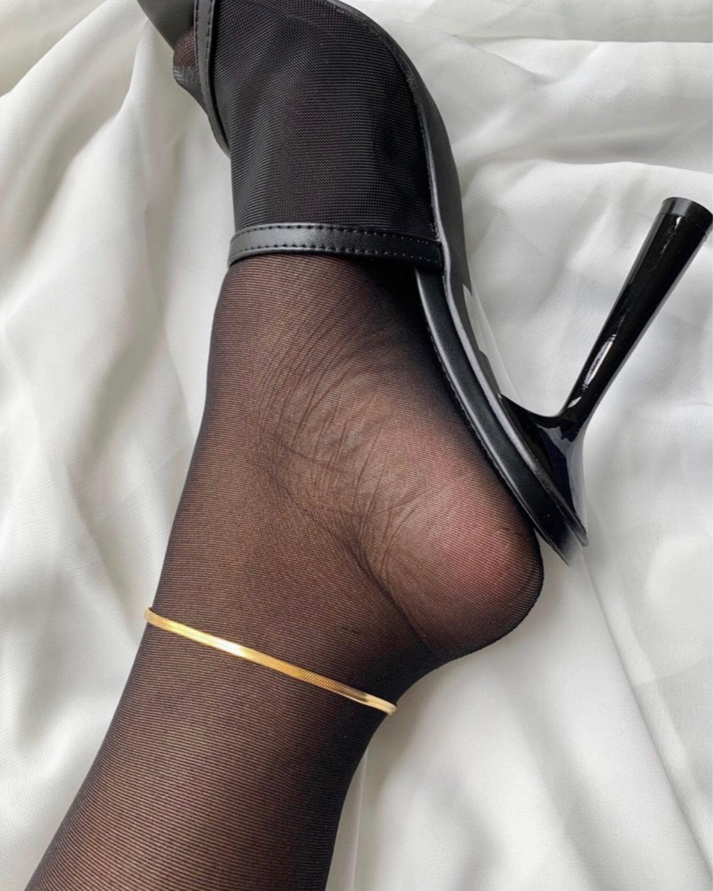 stainless steel snake anklet