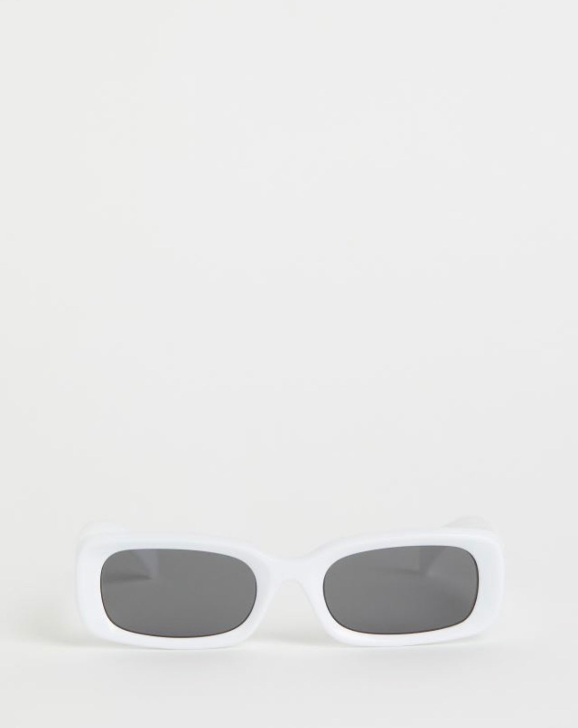H&M white retro sunglasses