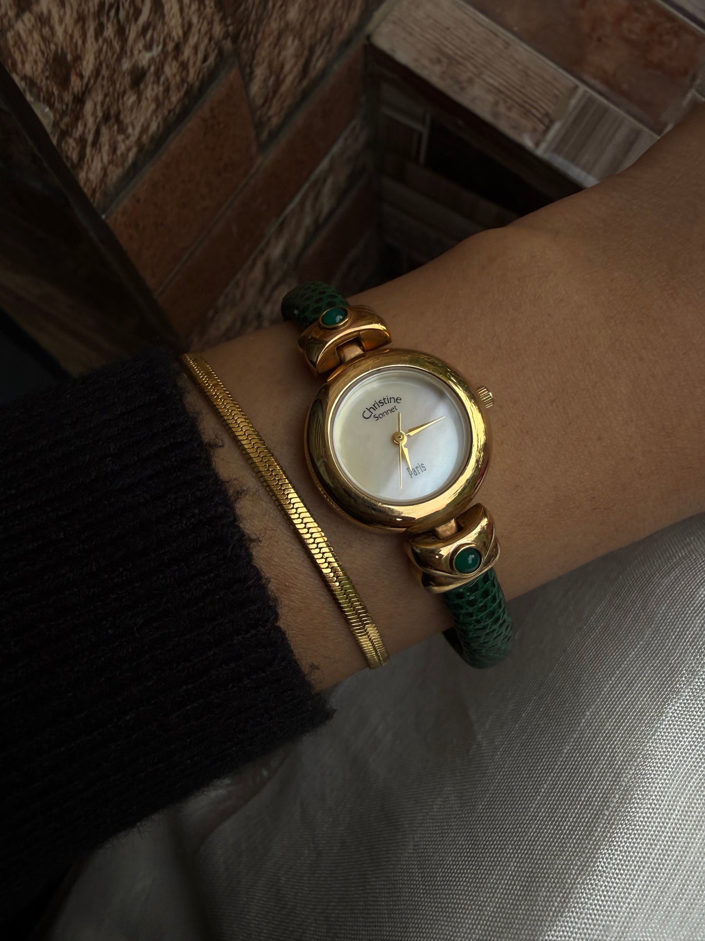 Christine Sonnet Paris bangle watch