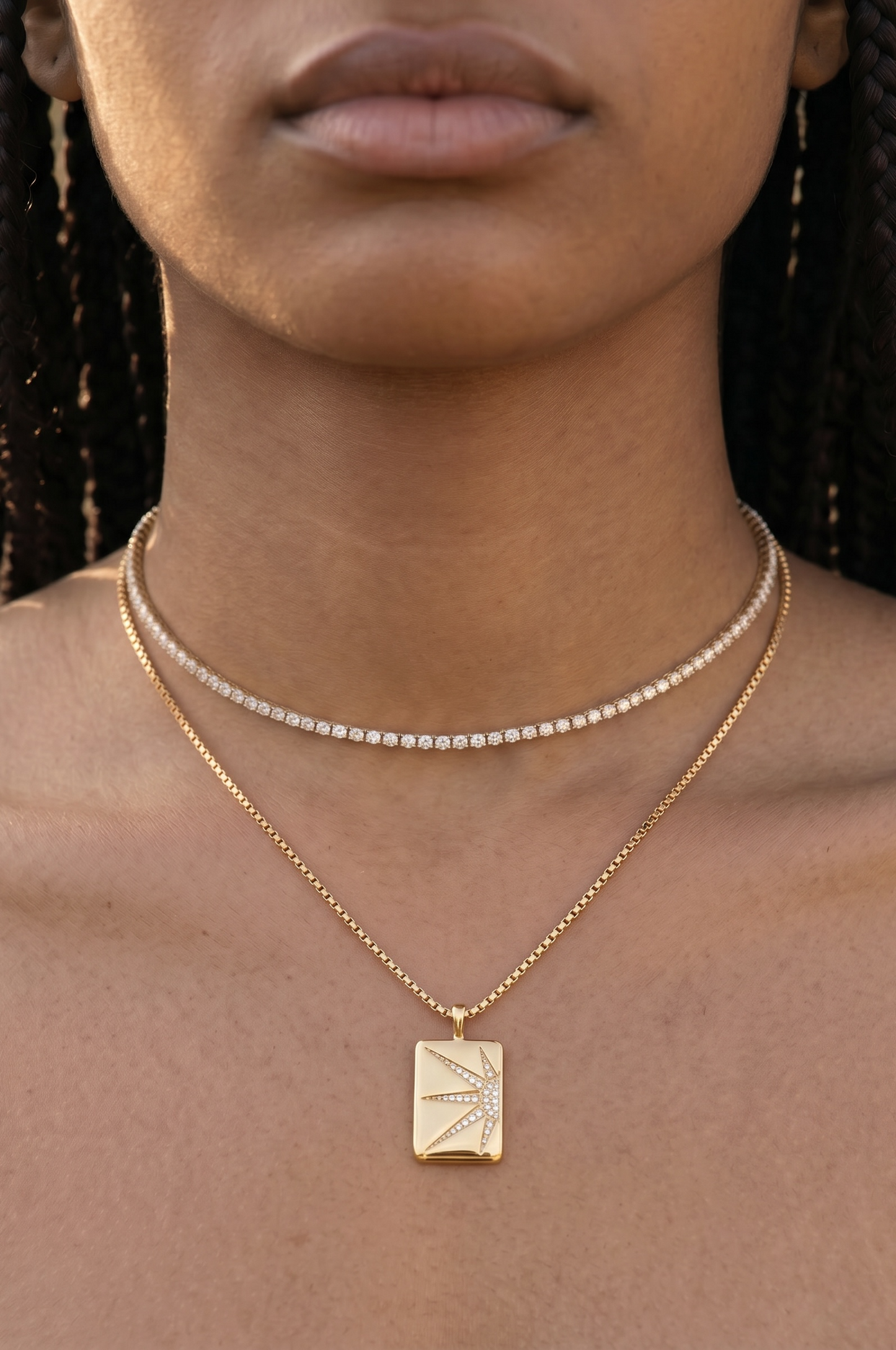 Sparkle Bar Necklace