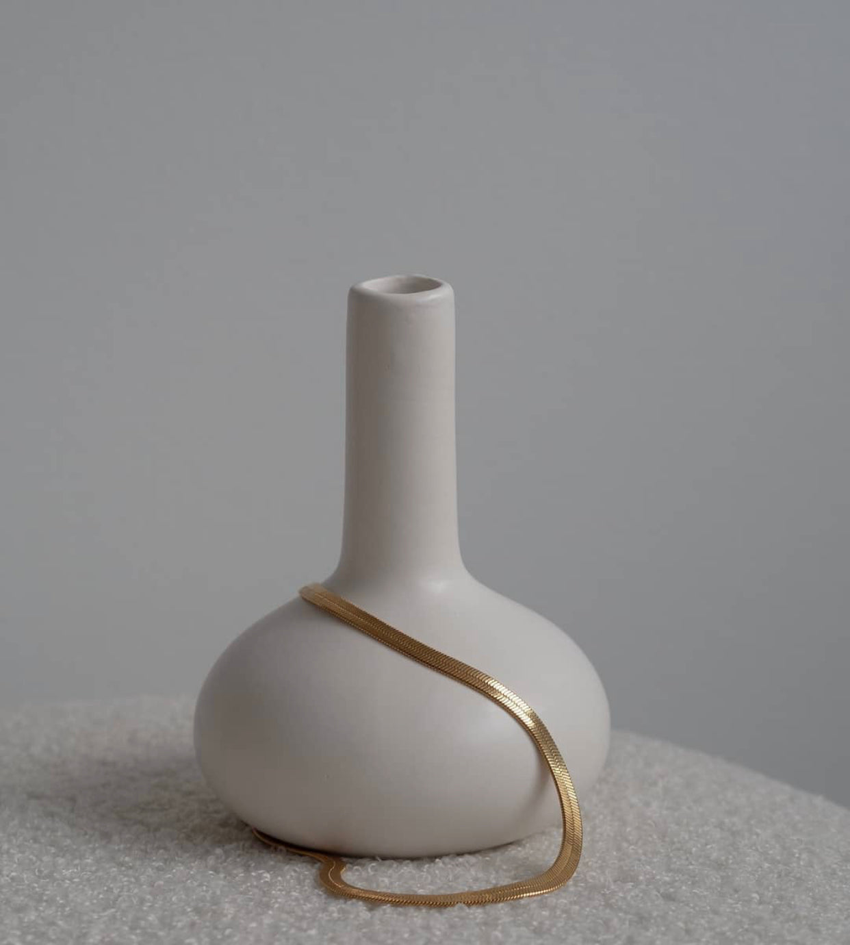 Stainless Gold Snake chain necklace