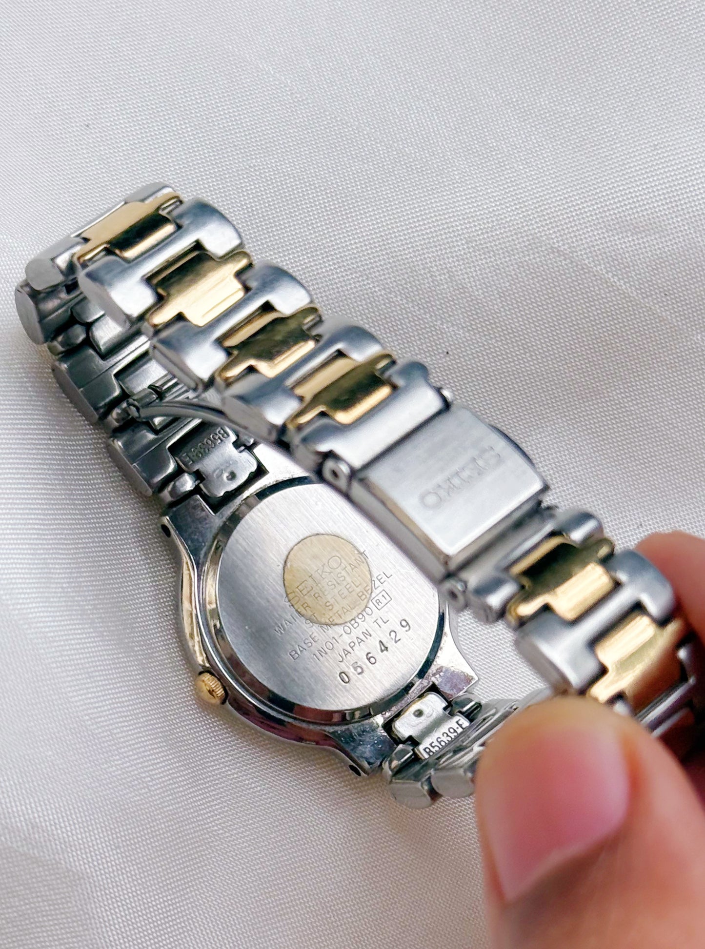 Vintage Two Tone Seiko Watch