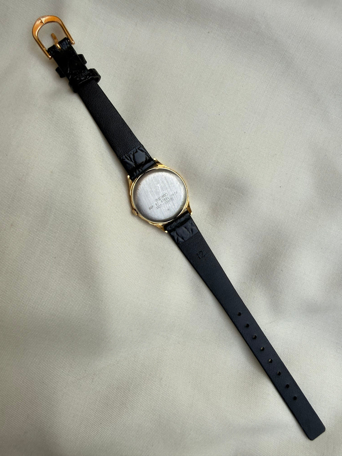 Seiko Classic Leather strap watch