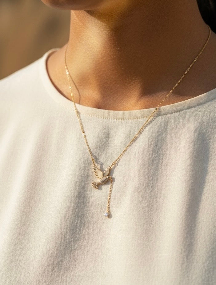 Bird stone Necklace