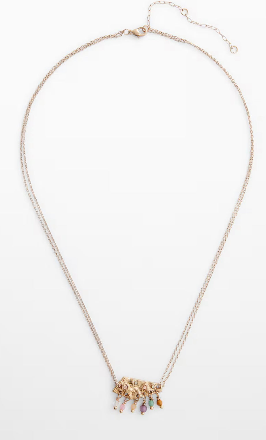 MNG crystal beads necklace