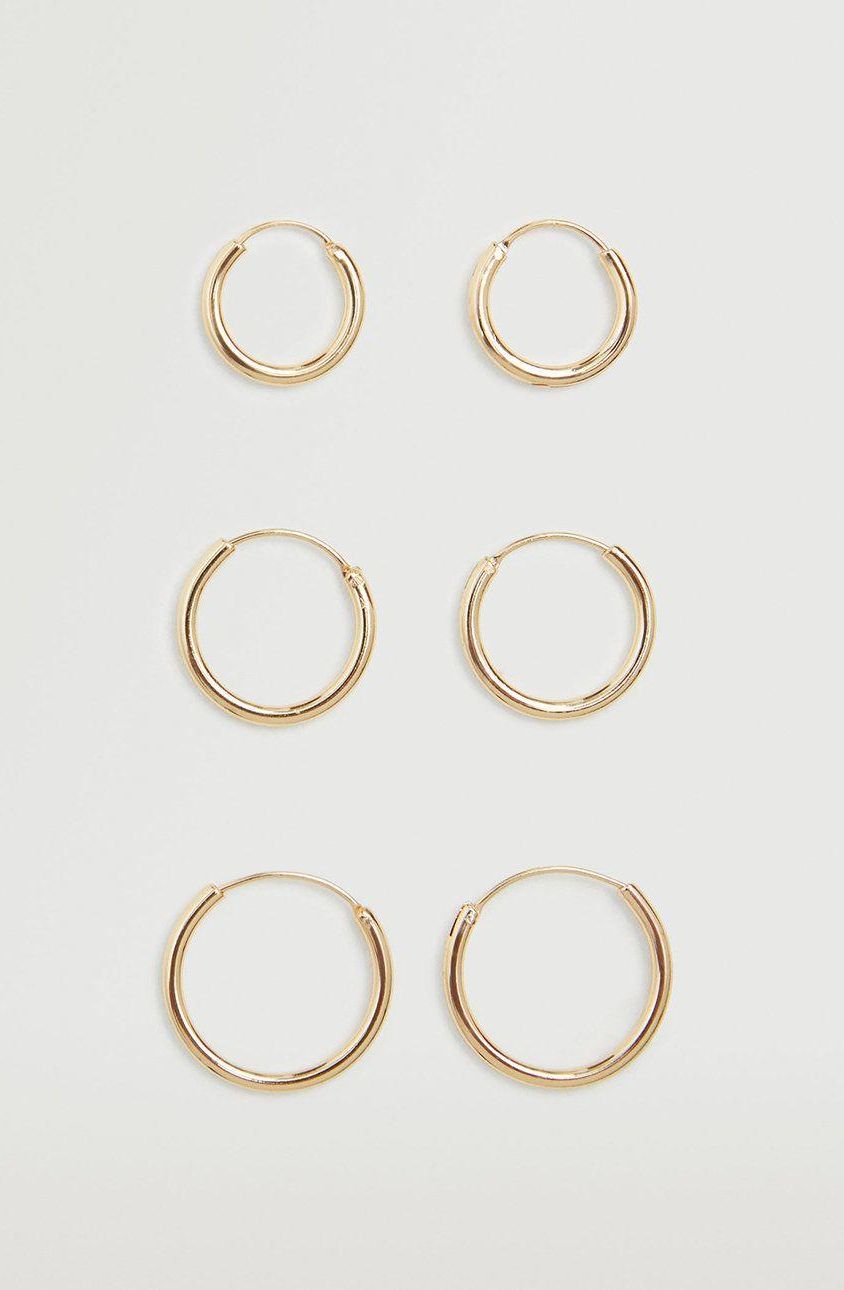 MNG golden earrings