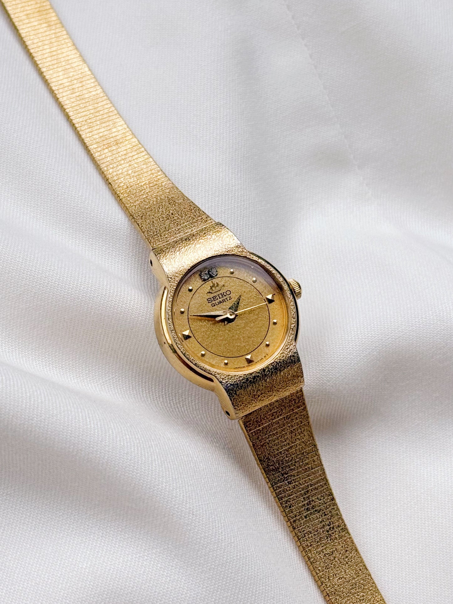 Vintage Rare Seiko gold plated watch for women