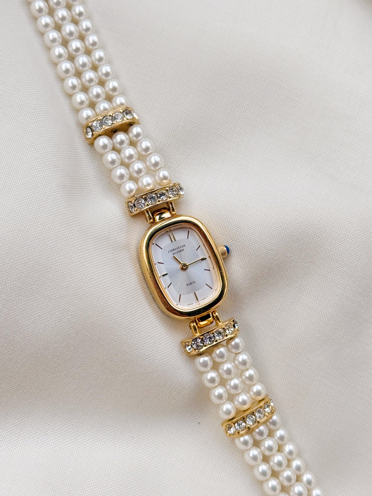Vintage Christian Arnard Pearl watch for women