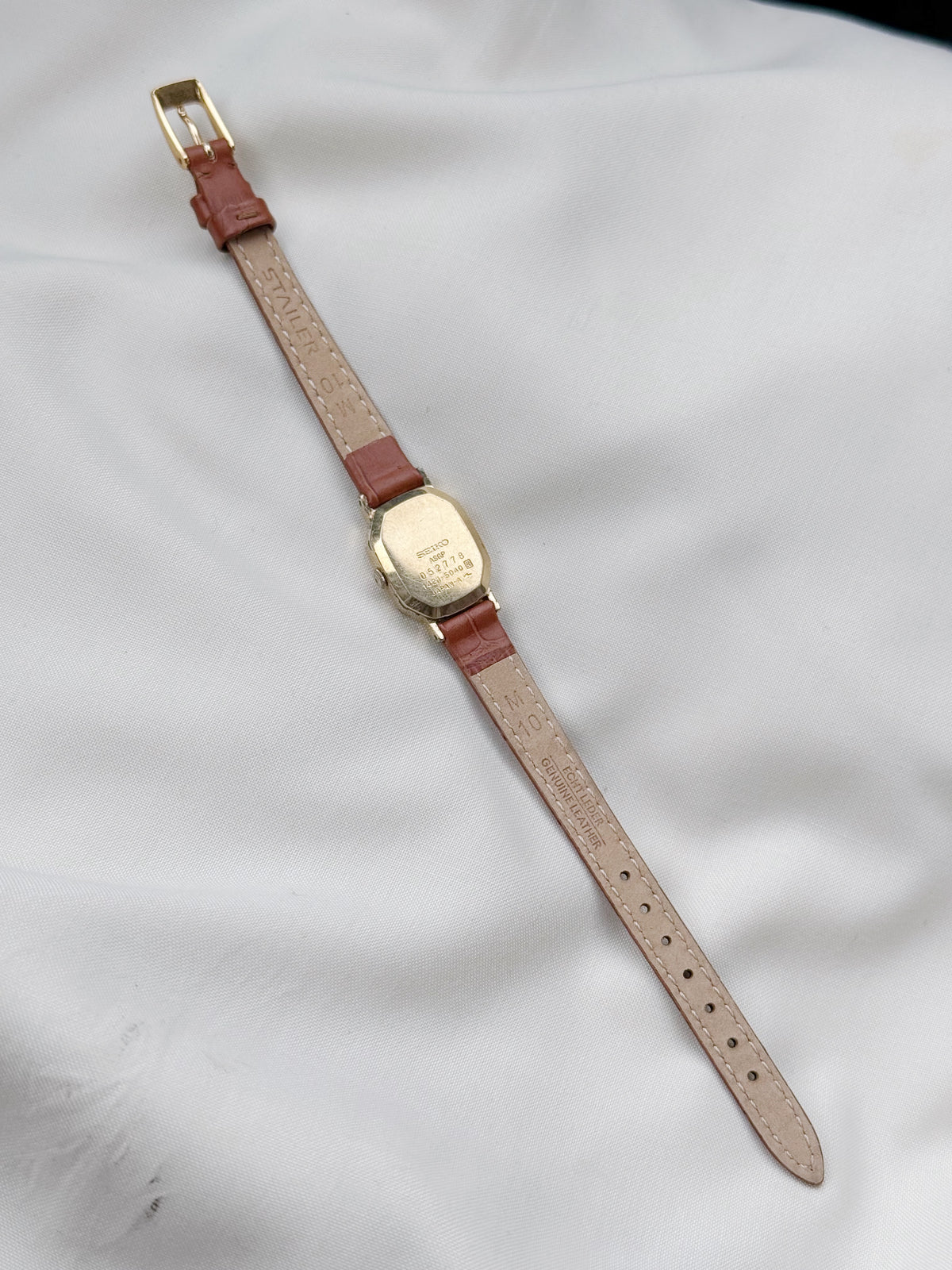 Vintage Seiko Roman tank watch