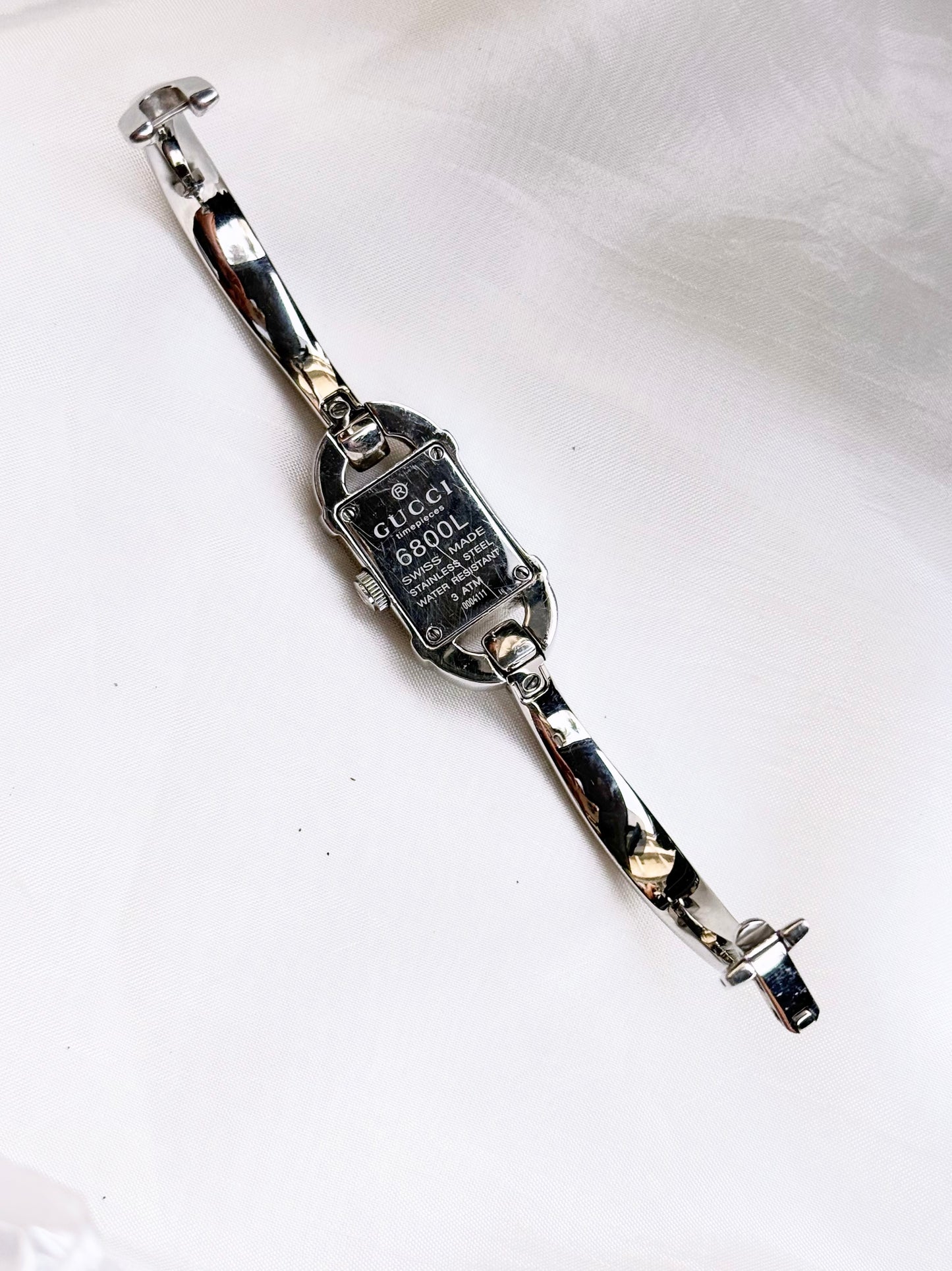 Gucci Rare Silver Bangle watch