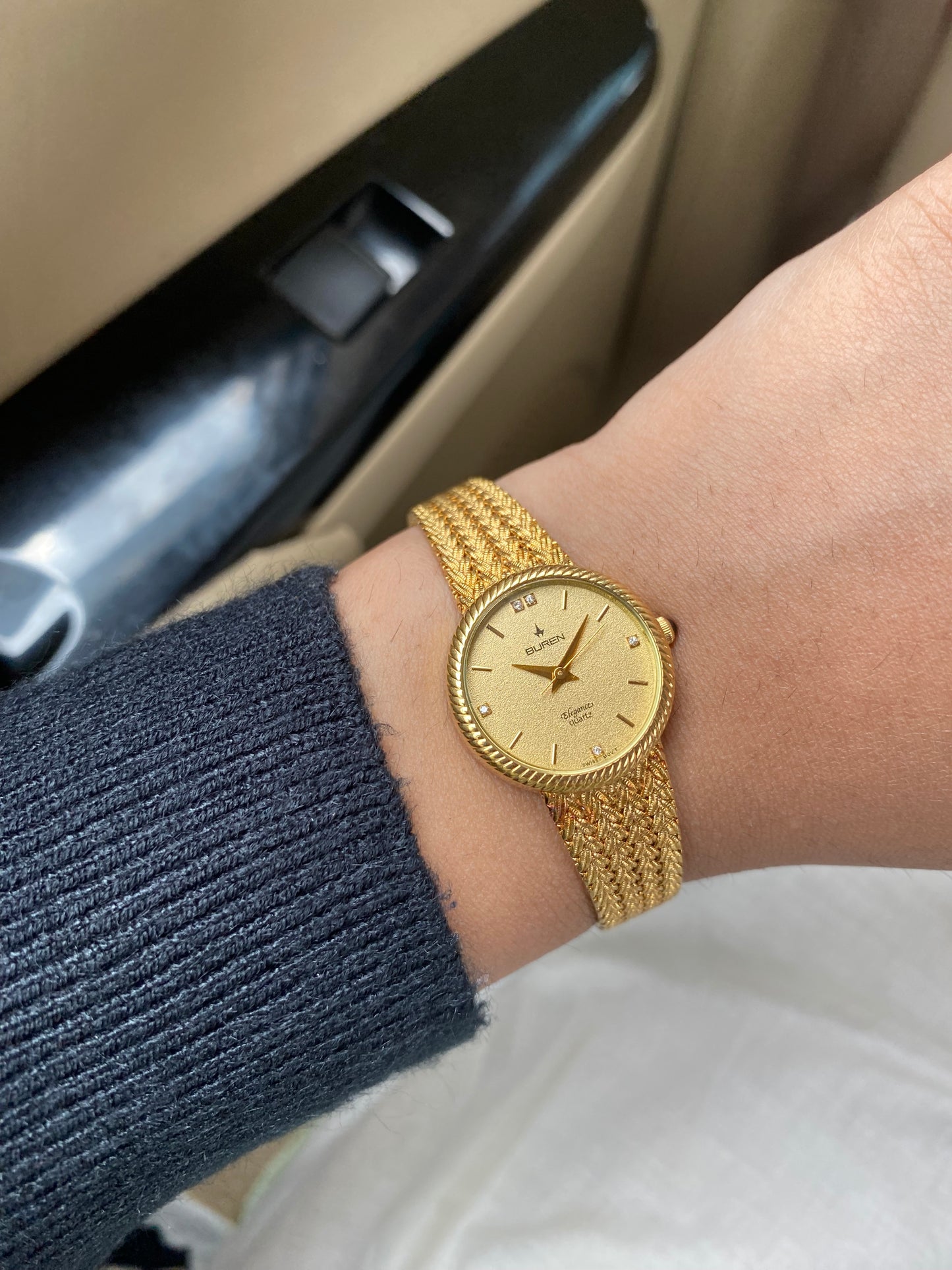 Buren Swiss vintage watch | Gold tone for women