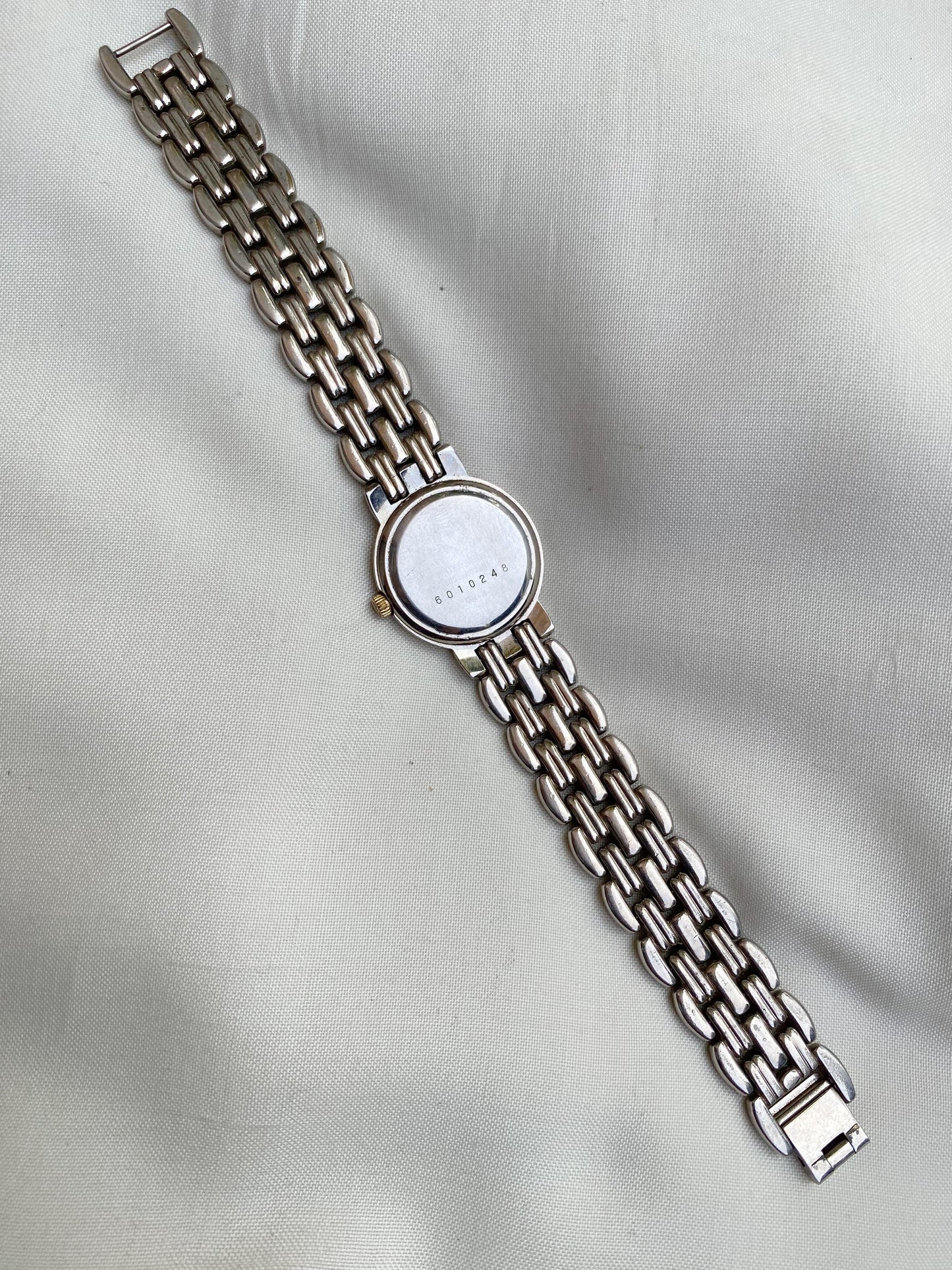 Vintage Mila schon silver watch
