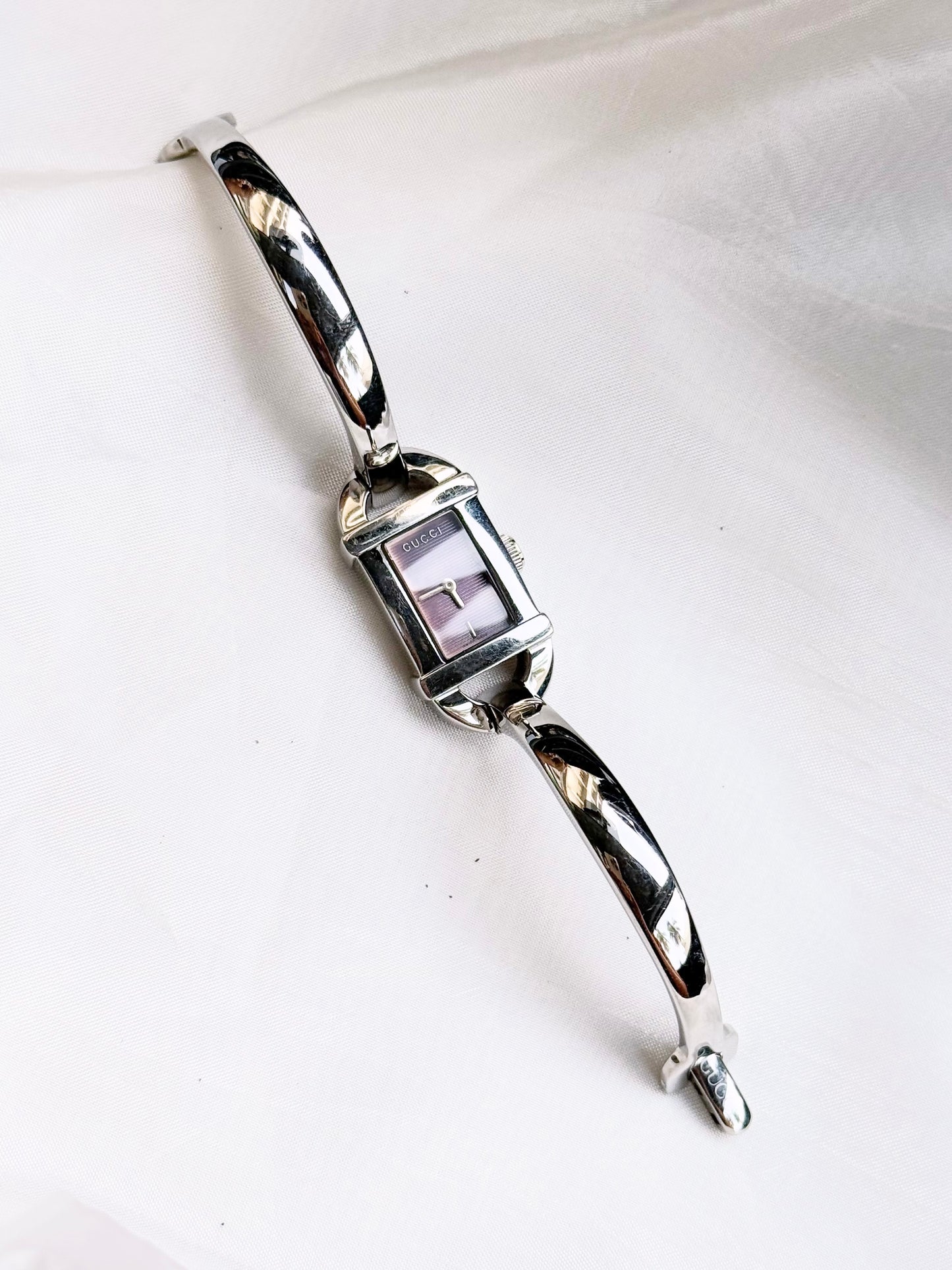 Gucci Rare Silver Bangle watch