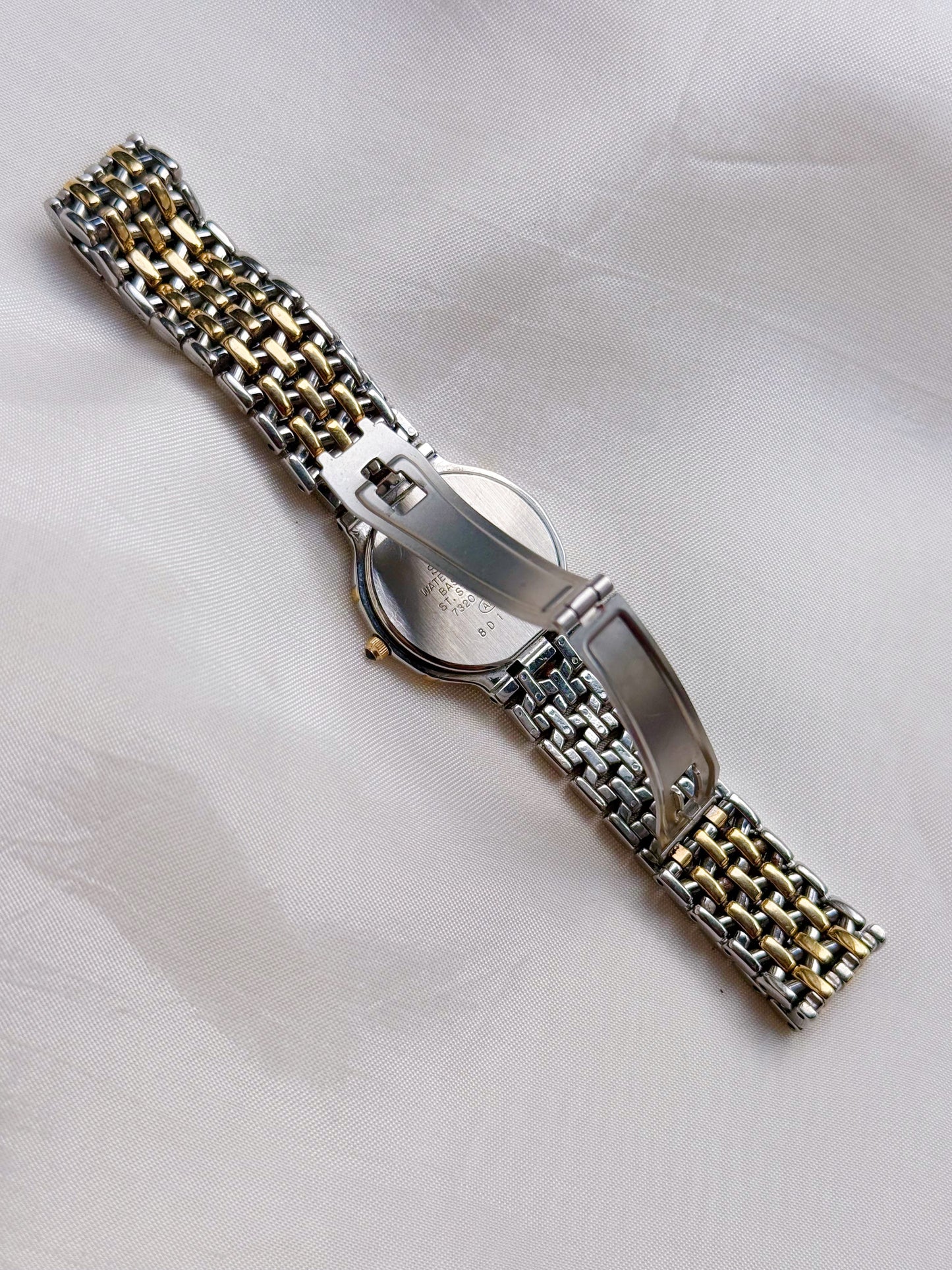 Vintage Seiko Exceline Two Tone Watch