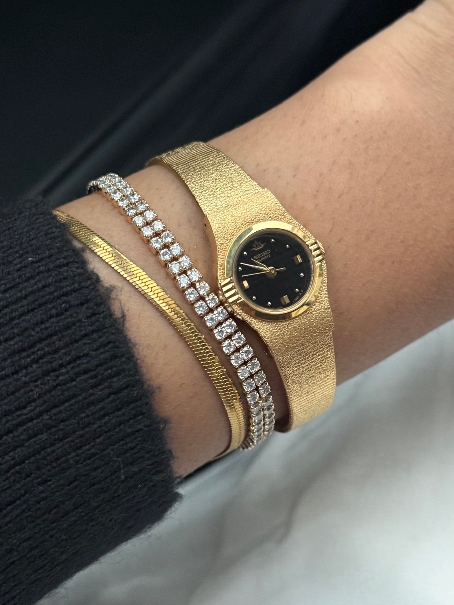 Vintage Rare Seiko Gold plated watch for women