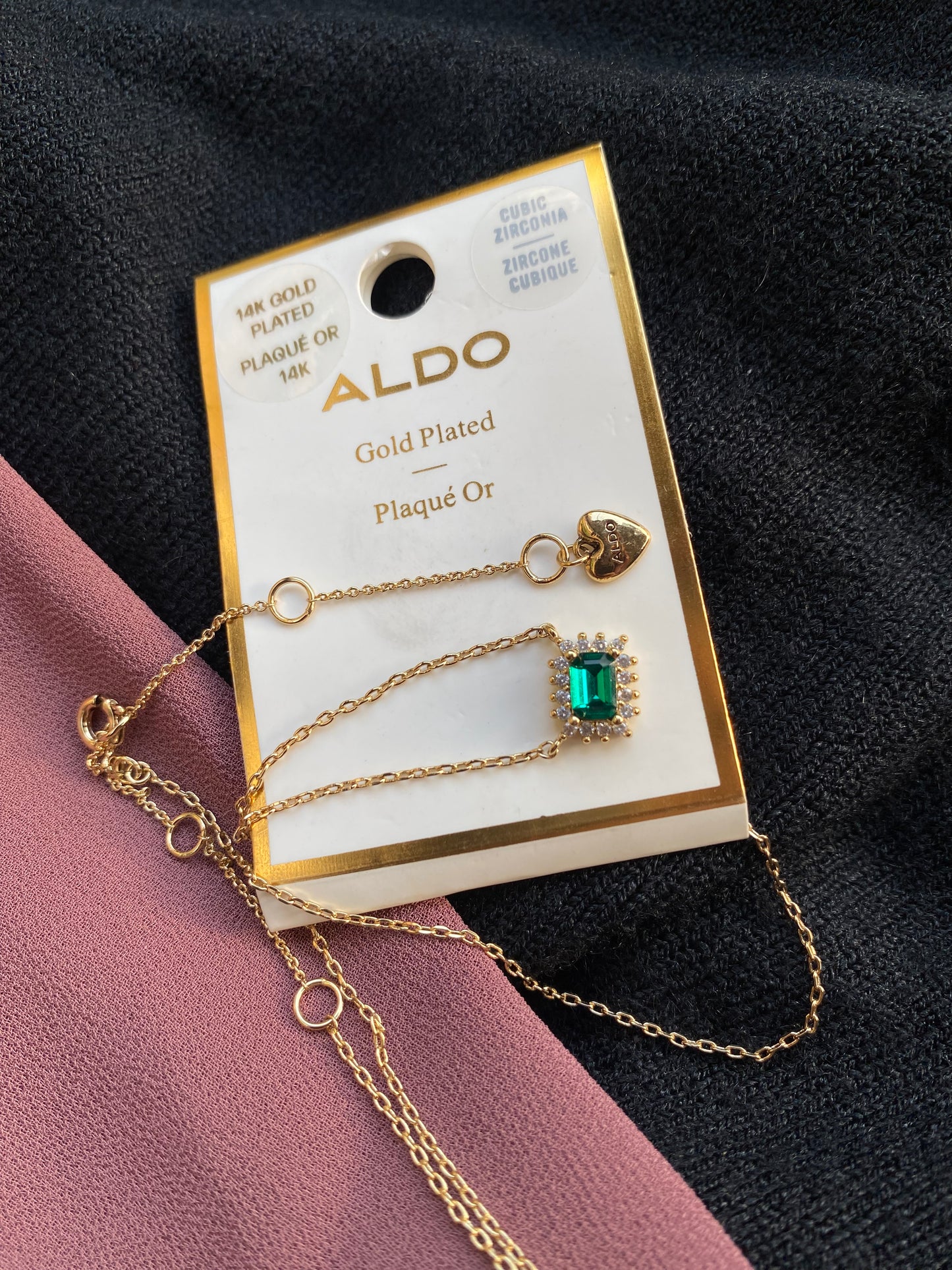 ALDO GP Necklace Emerald