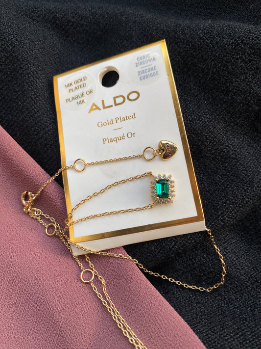 ALDO GP Necklace Emerald