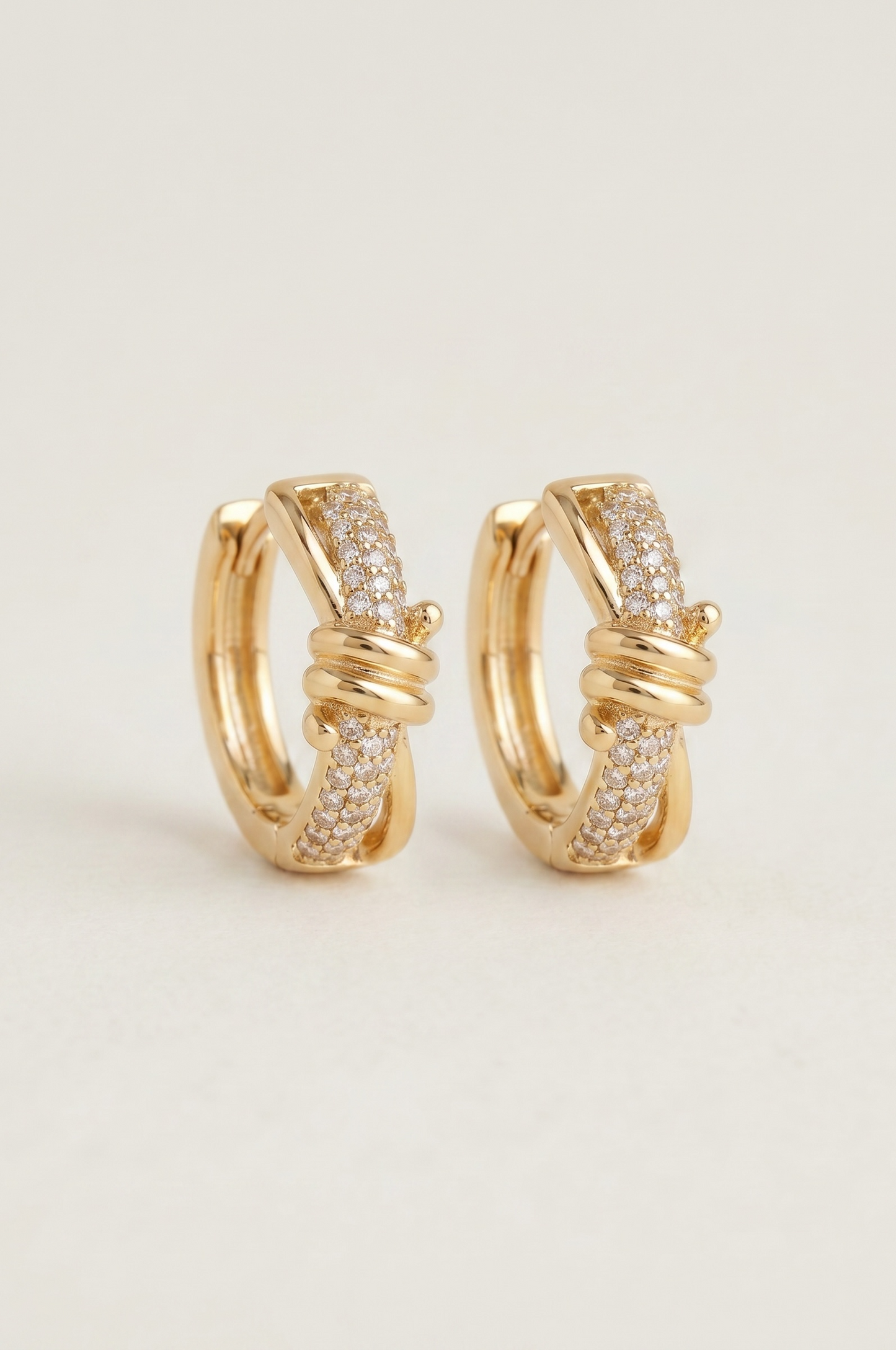 Tiffany Knot Hoops