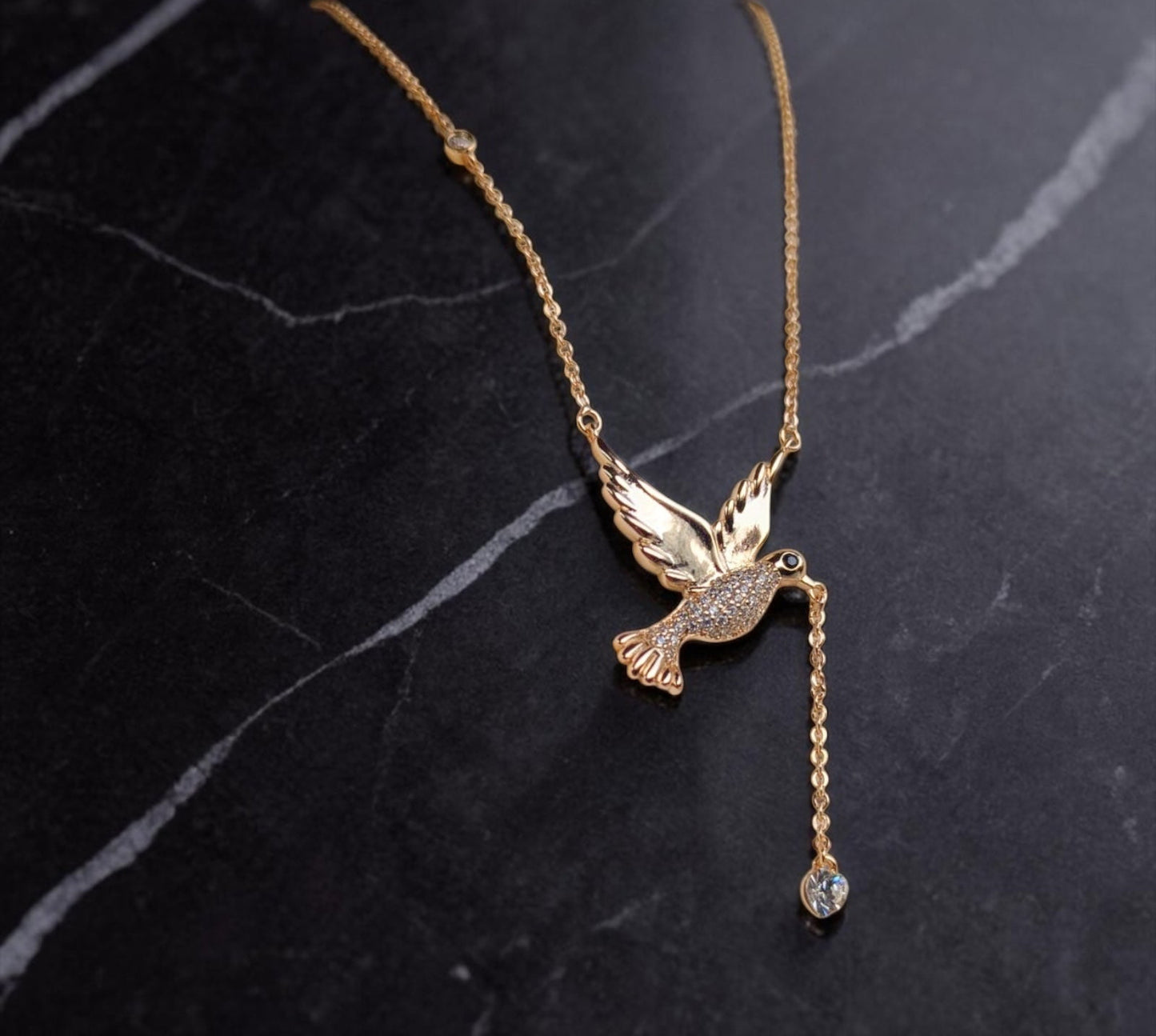 Bird stone Necklace