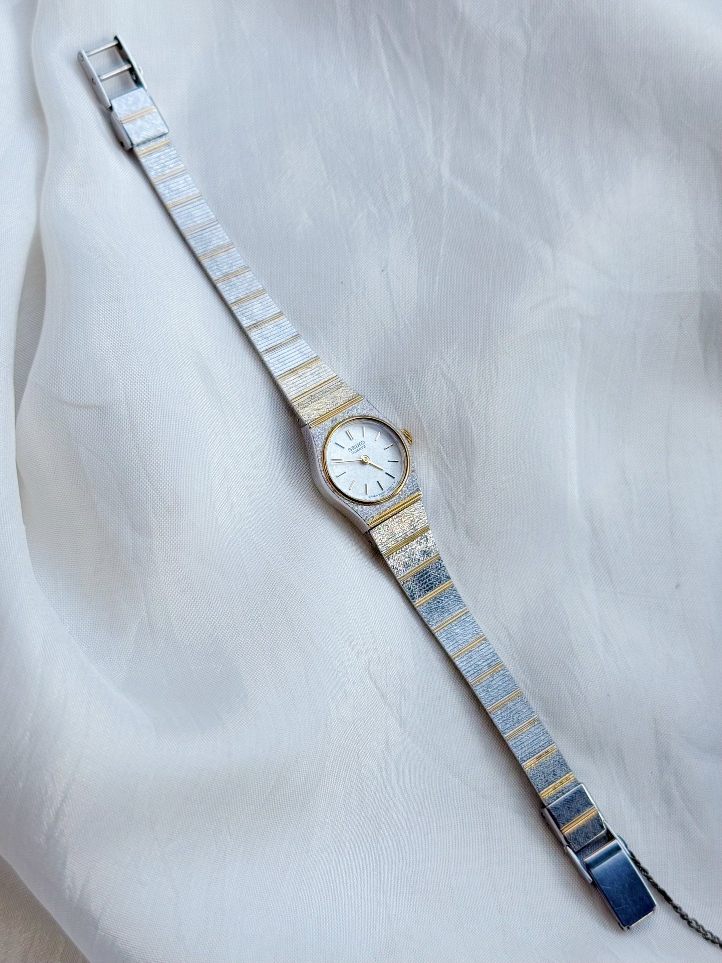 Seiko two tone vintage watch