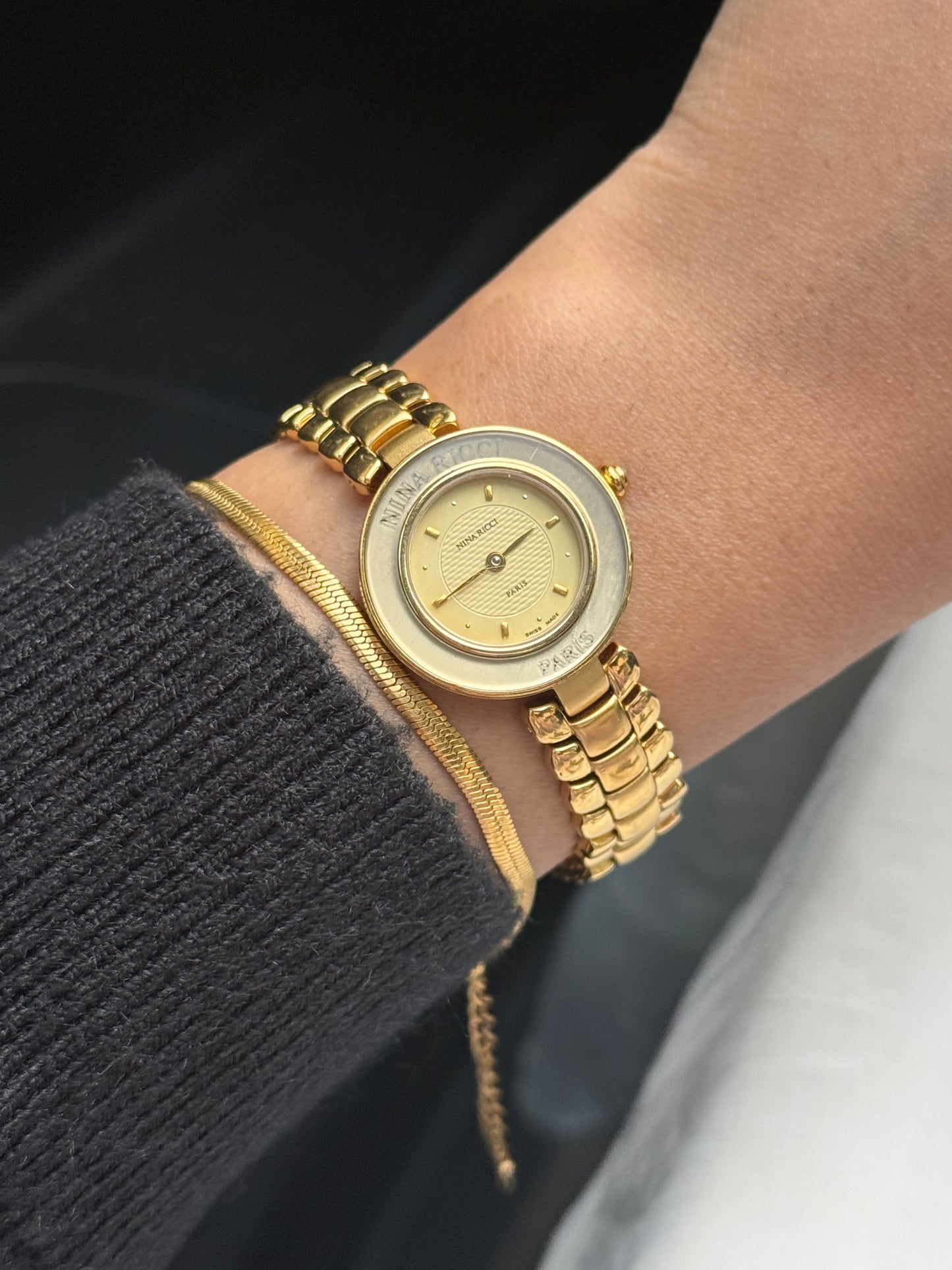 Vintage Nina Ricci Women’s Gold plated Watch