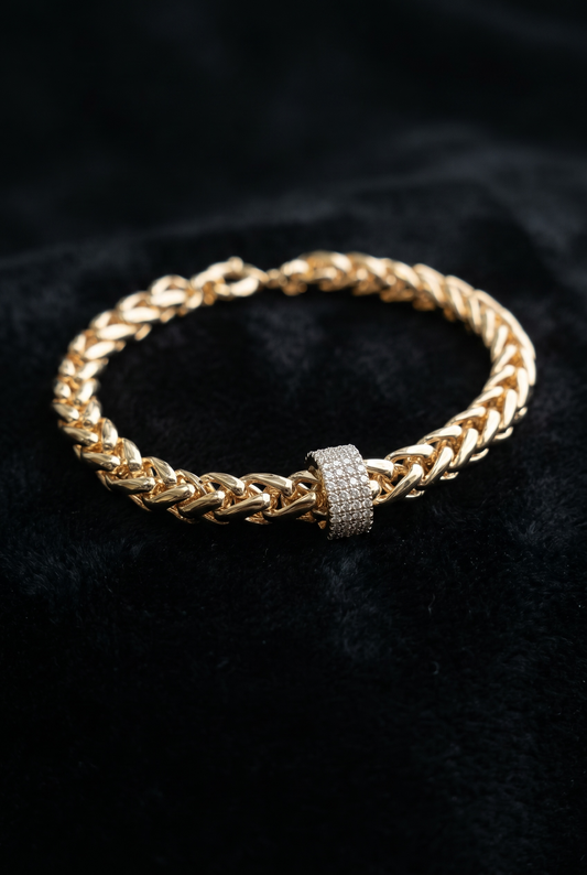 Stones Chunky Linked Bracelet