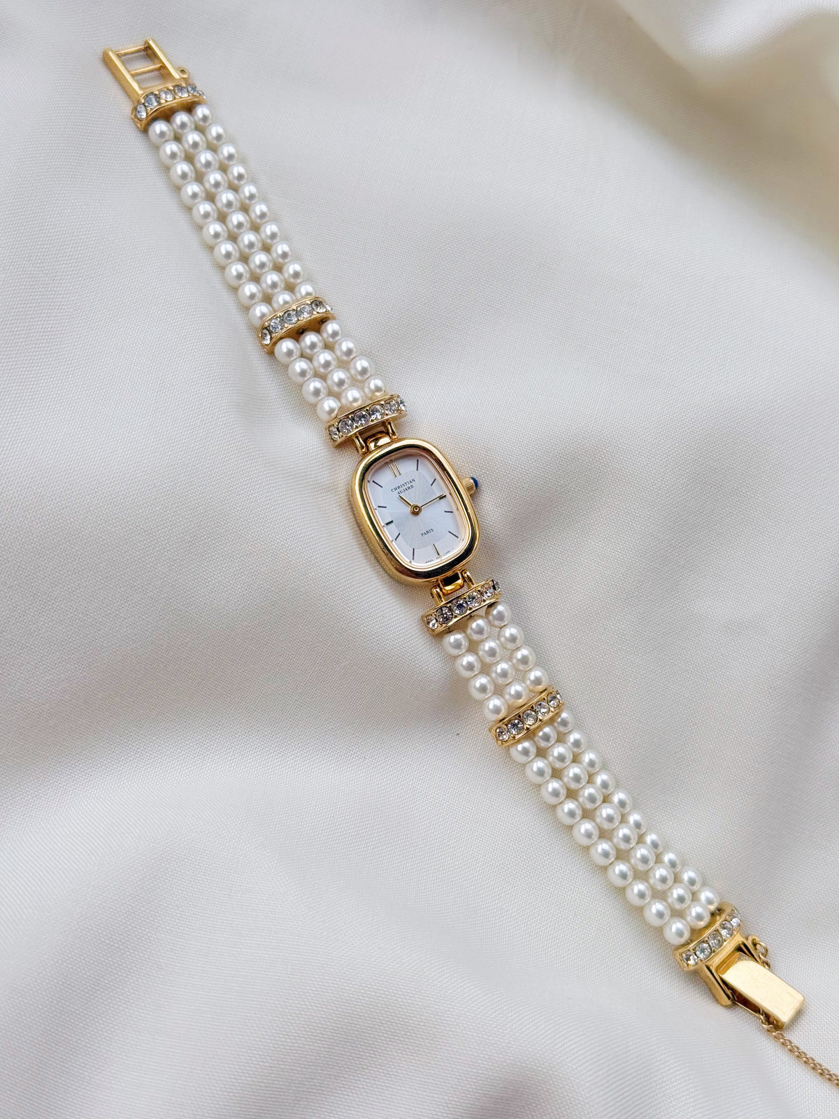Vintage Christian Arnard Pearl watch for women