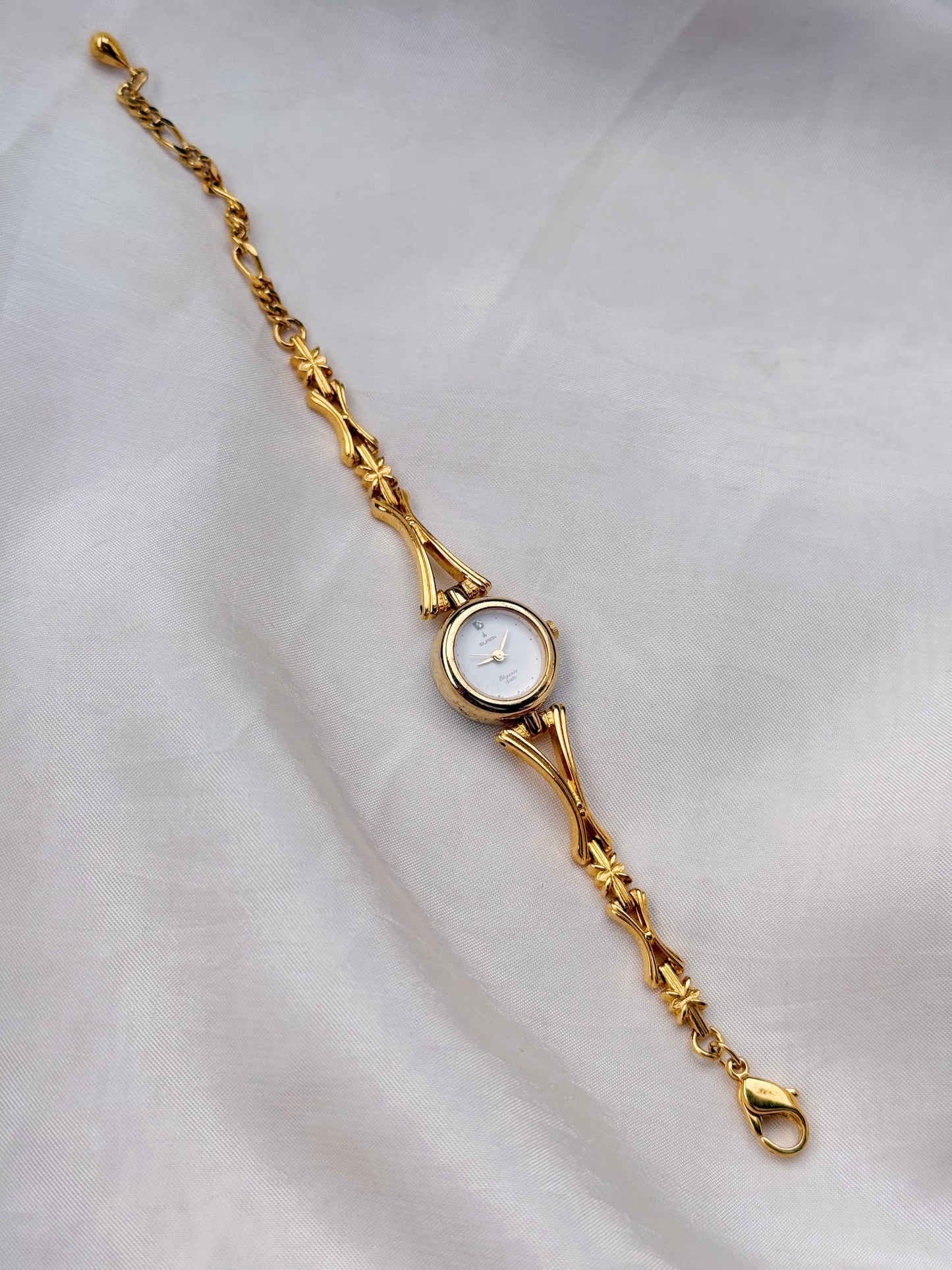 Rare and Dainty Buren gold plated watch for women