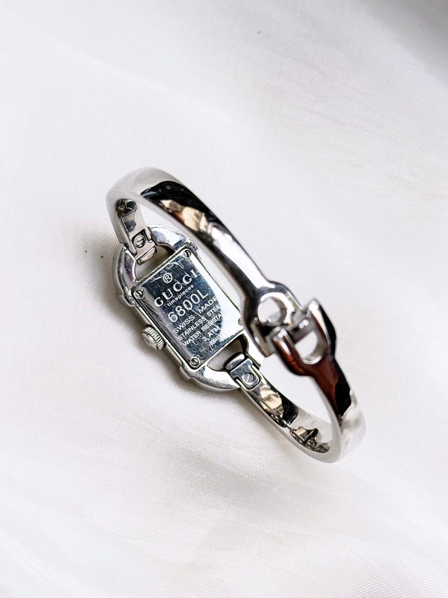 Gucci Rare Silver Bangle watch