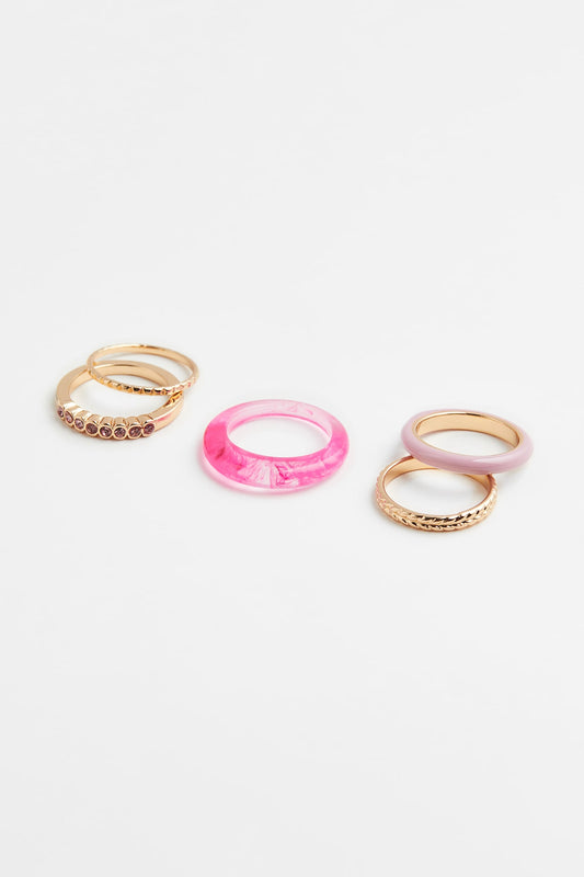 H&M 5-PACK RINGS
