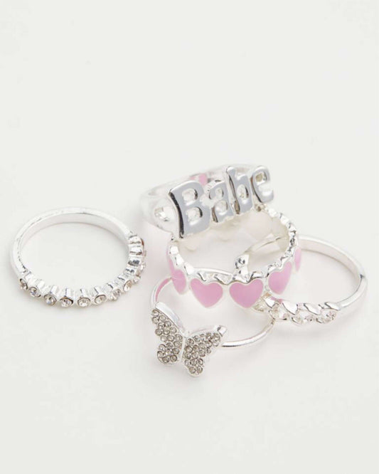 H&M Butterfly Babe Rings