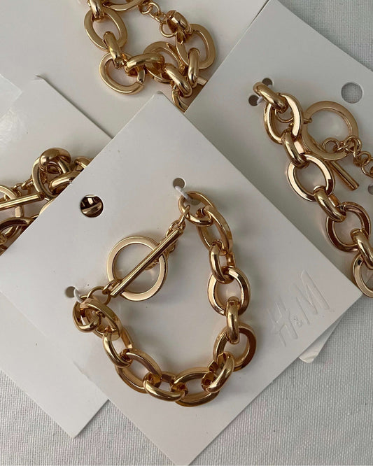 H&M chunky linked bracelet