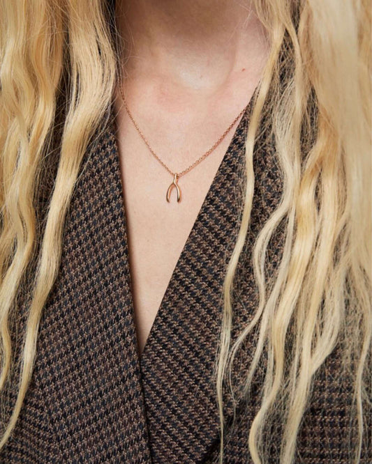 H&M wishbone necklace