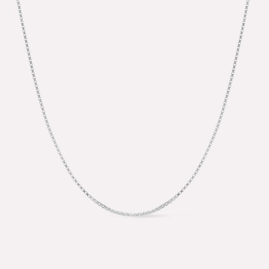 Silver box chain