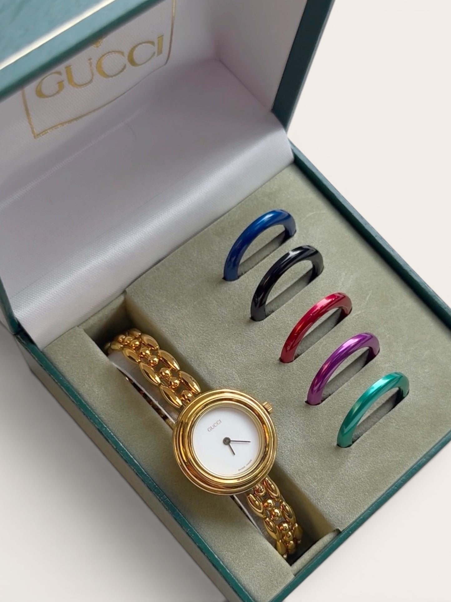 Gucci Interchangeable Bezel Set - 6 Bezels, Boxed