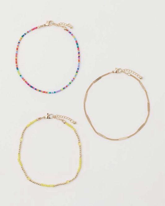 H&M Three pack bracelets/Anklets