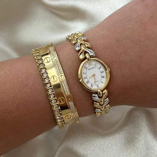 Ninna Ricci two tone watch