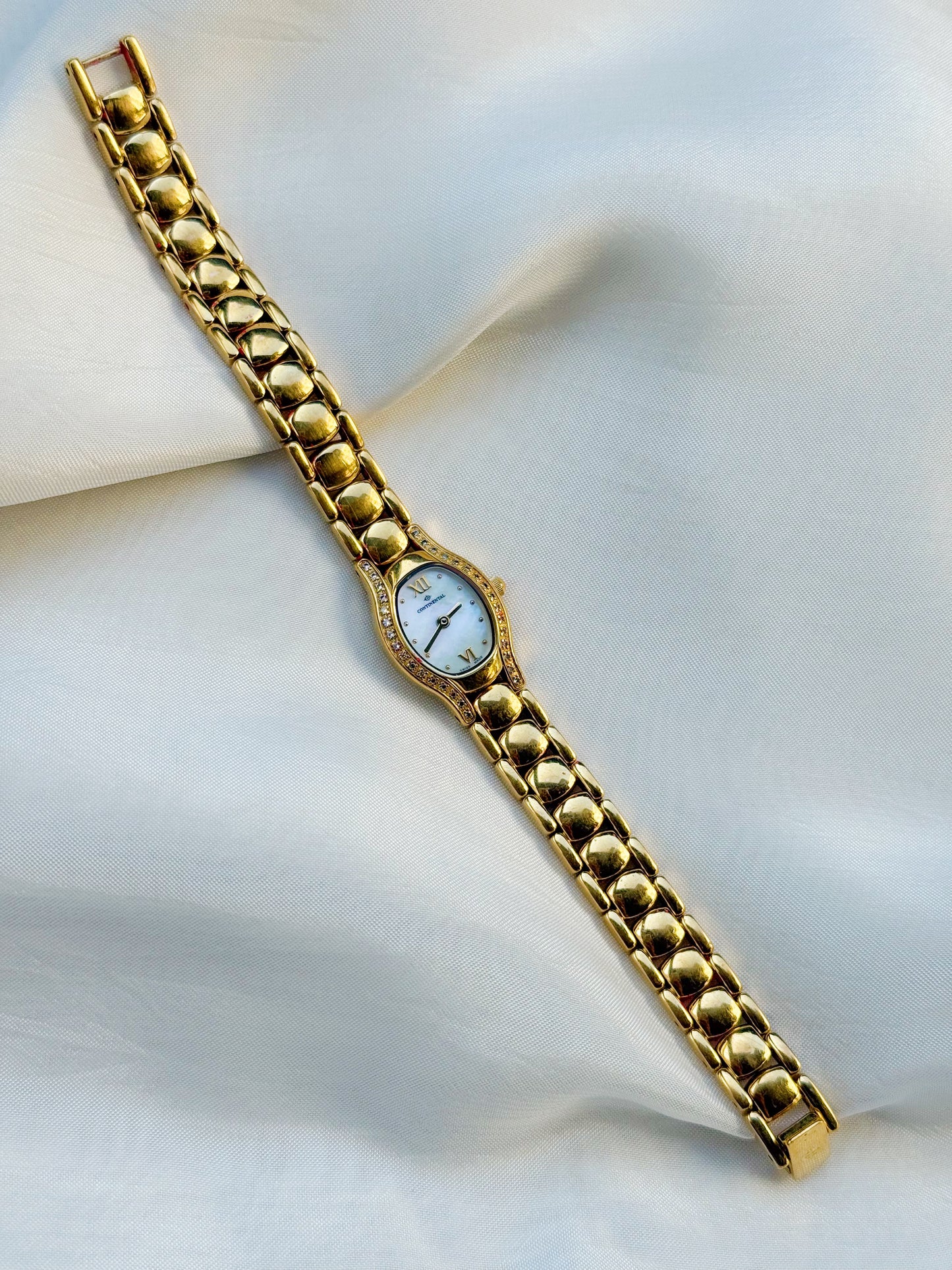 Continental Swiss vintage watch with stones
