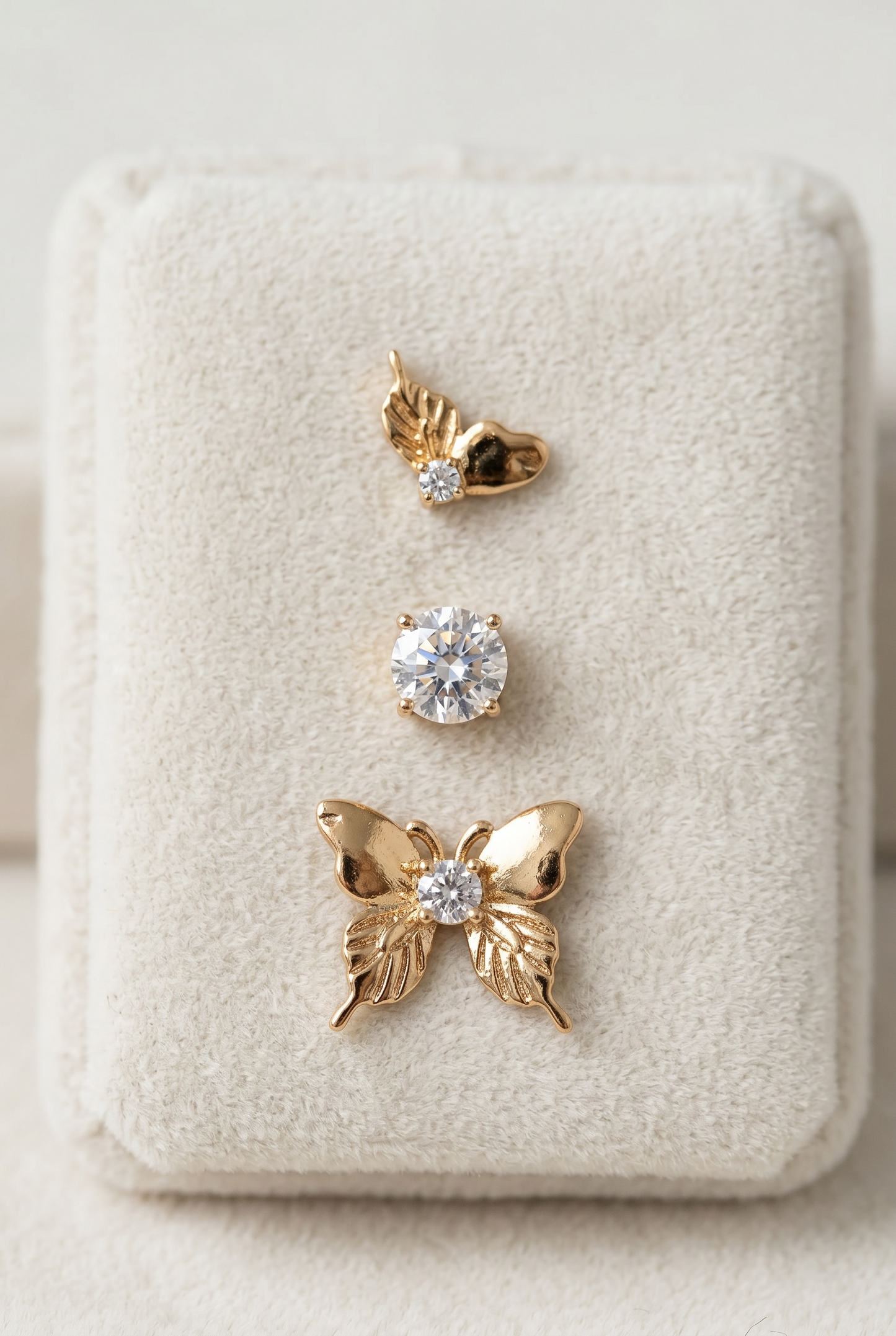 Dainty Three Pair Studs