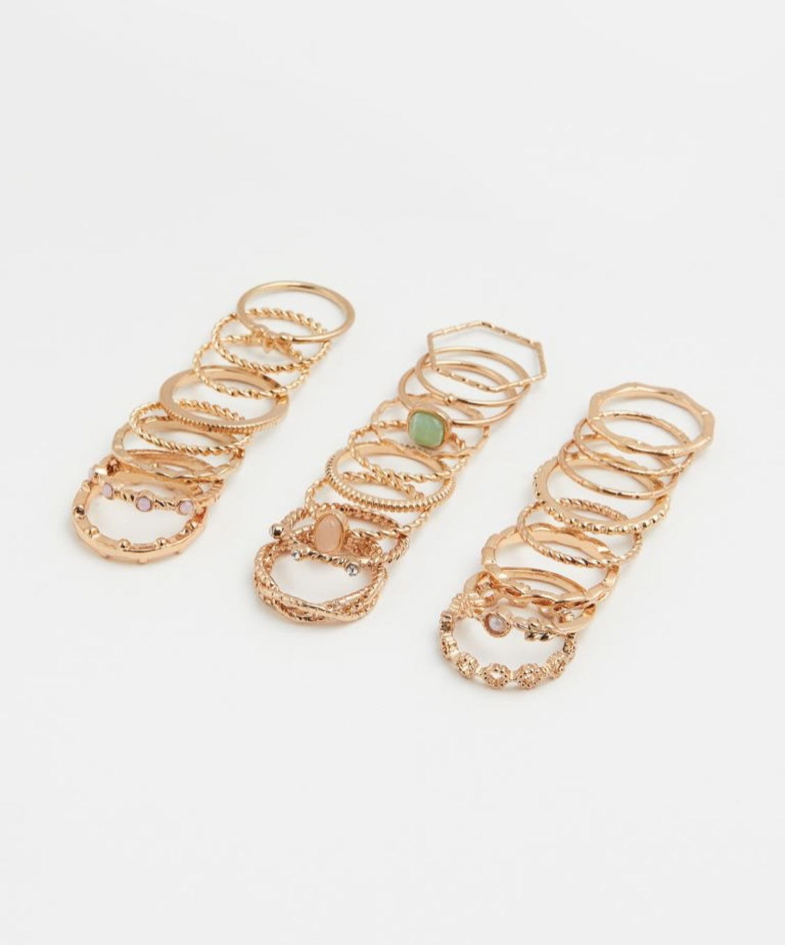 H&M 25-Pack Multiple rings with stones