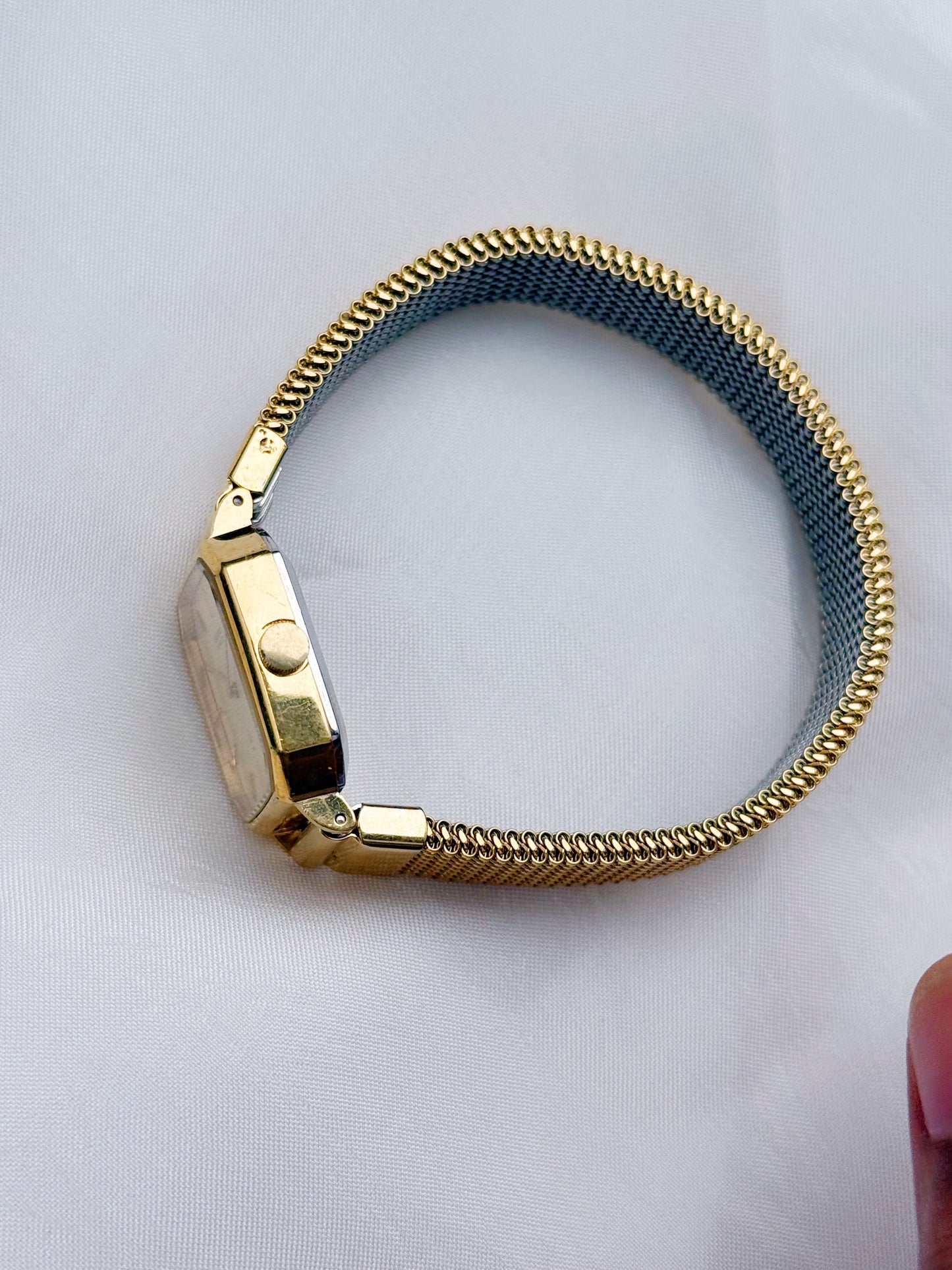 Vintage Seiko Gold Plated Tank Watch