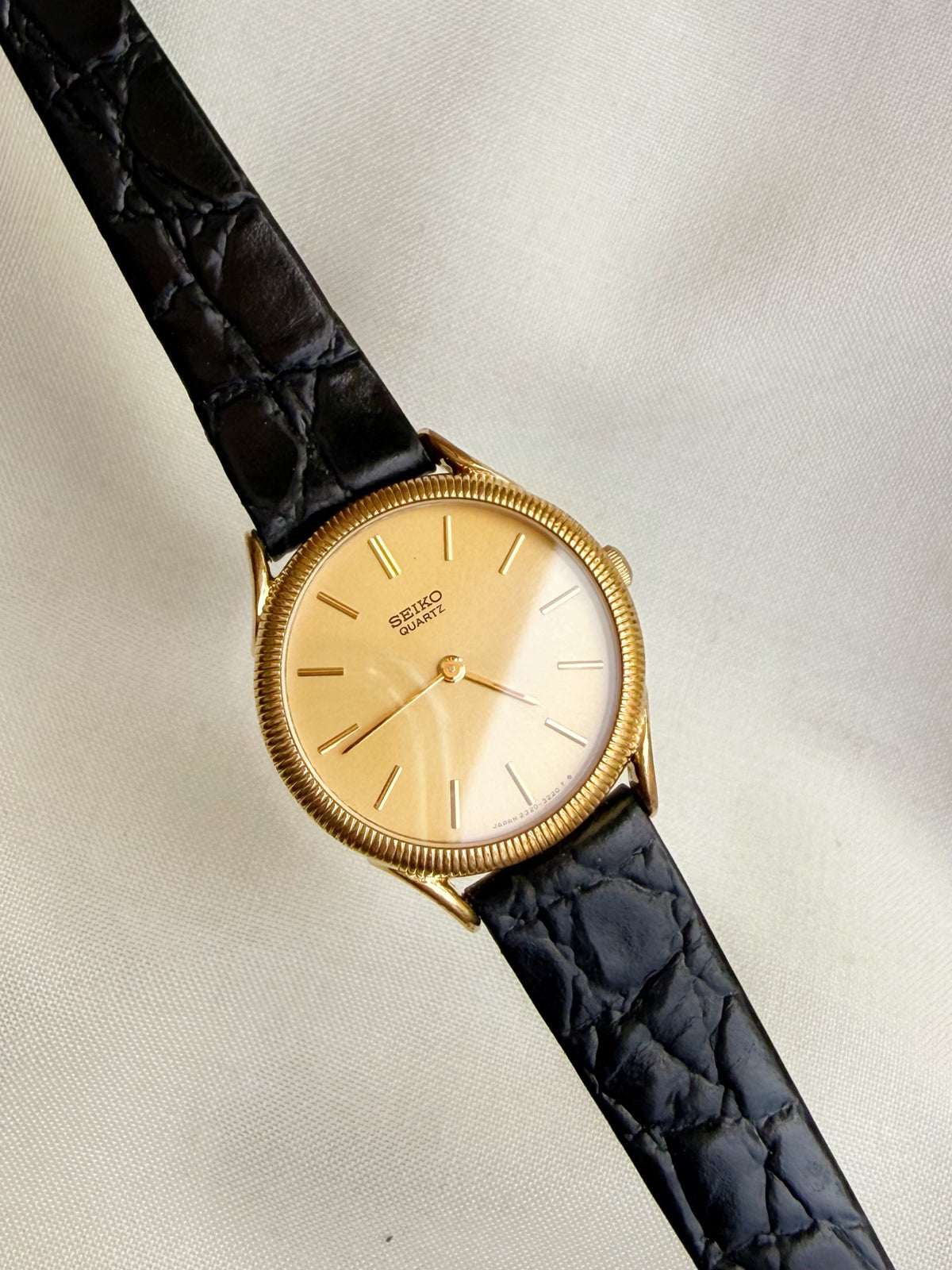 Seiko Classic Leather strap watch