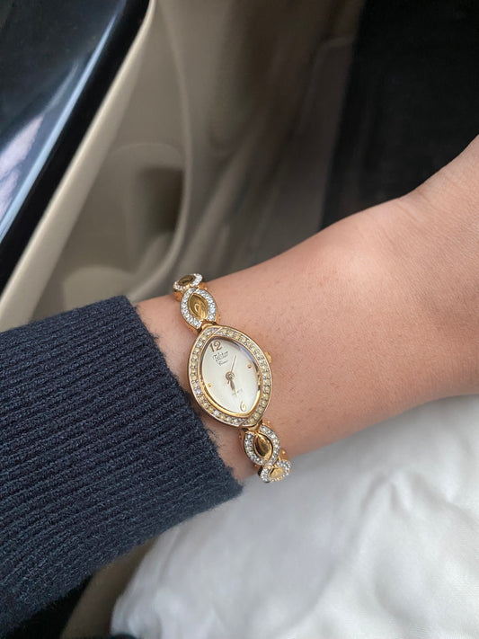 Tel star vintage watch stone