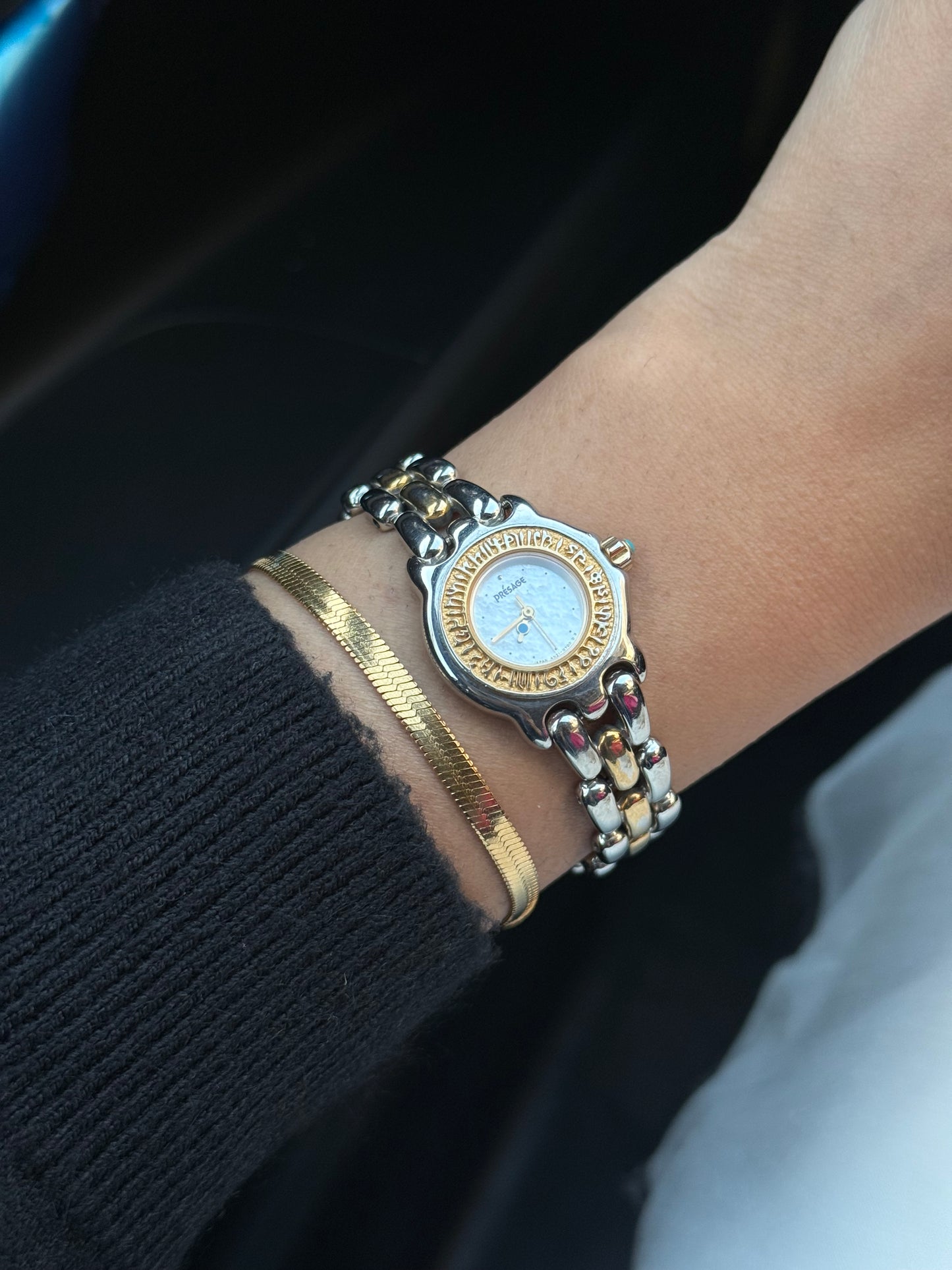 Seiko Rare Presage two tone watch