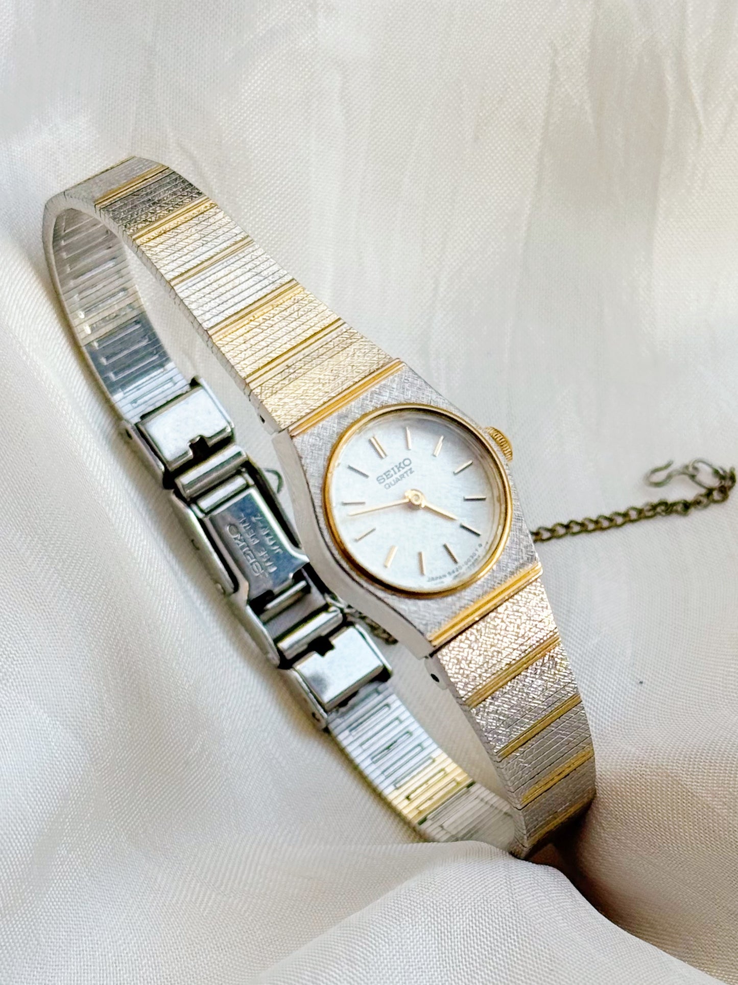 Seiko two tone vintage watch