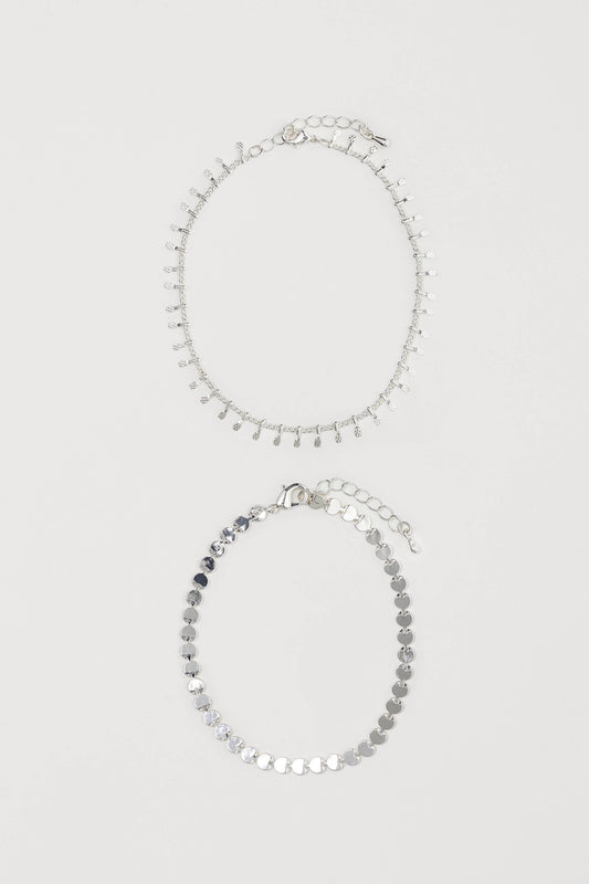 H&M silver Anklets