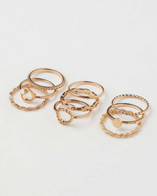 H&M Dainty Gold Rings